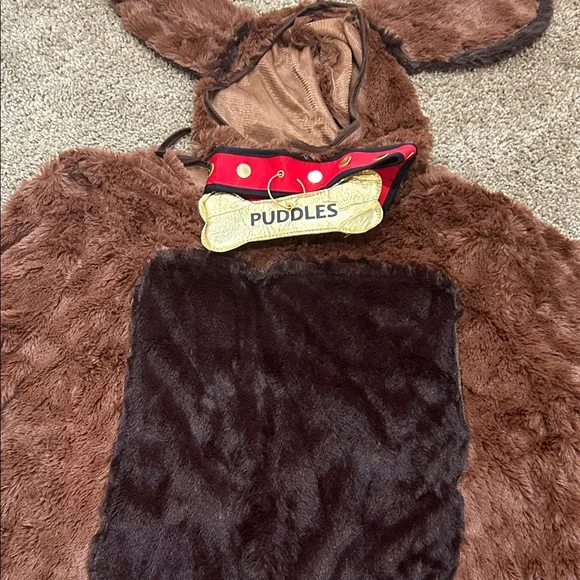 Puddles the Puppy Adult Costume - Brown - Picture 3 of 6